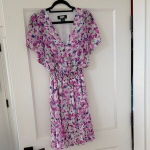 DKNY Multicolor Floral Dress